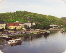 Blick auf Bad Schandau